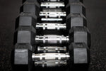 Load image into Gallery viewer, Rubber HEX Dumbbell Set 5-50 LBs