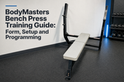 Pre-owned BodyMasters Bench Press in a commercial gym setting