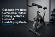 Cascade Pro Bike compact commercial indoor cycling bike in a professional gym