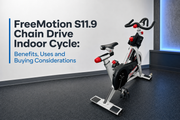 FreeMotion S11.9 Chain Drive Indoor Cycle in a commercial gym setting