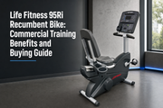 Life Fitness 95Ri recumbent bike in a commercial gym setting