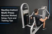Nautilus Instinct Multi-Press being used for a controlled upper-body pressing exercise