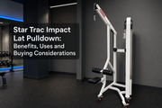 Star Trac Impact Lat Pulldown in a commercial gym setting