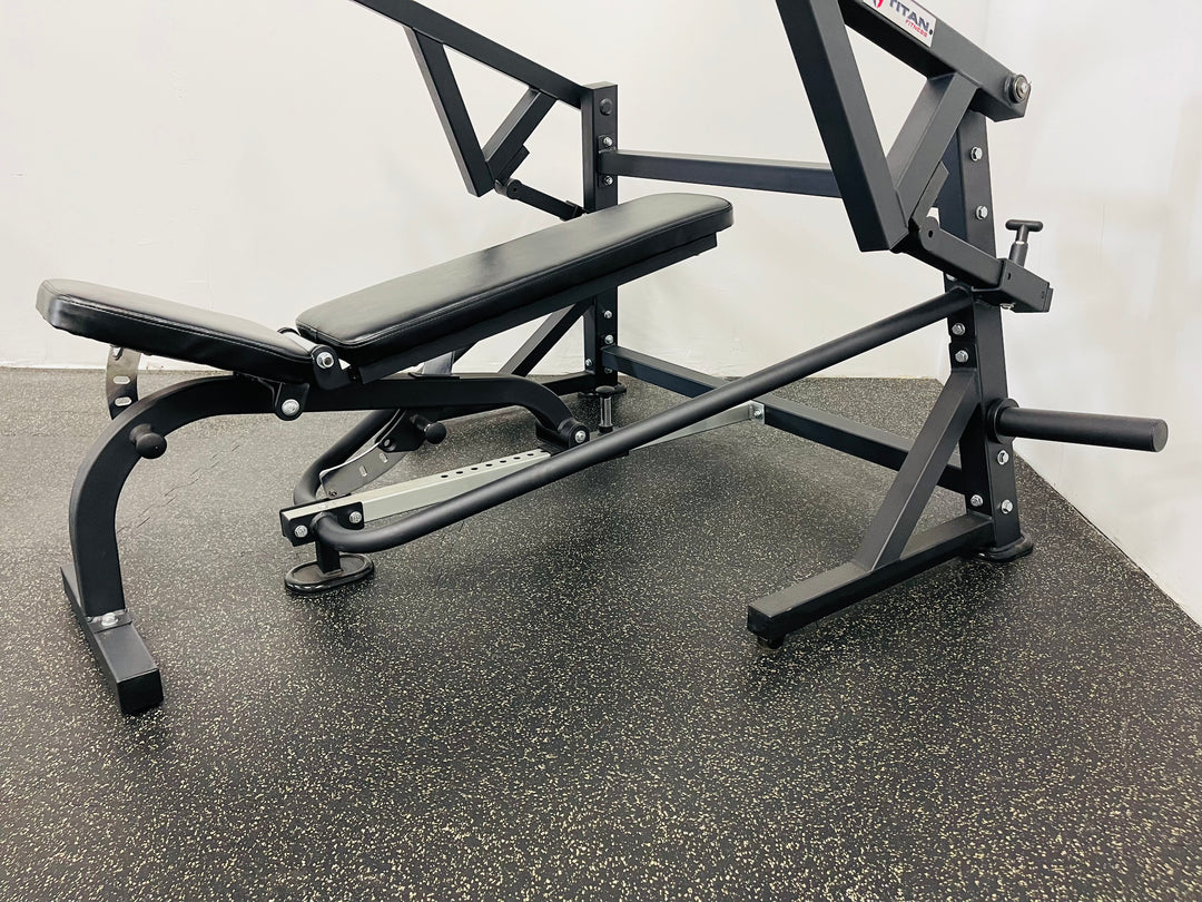 Titan fitness chest press machine sale