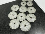 TROY HO Machined Olympic Plate Set – 8x45lb & 4x35lb