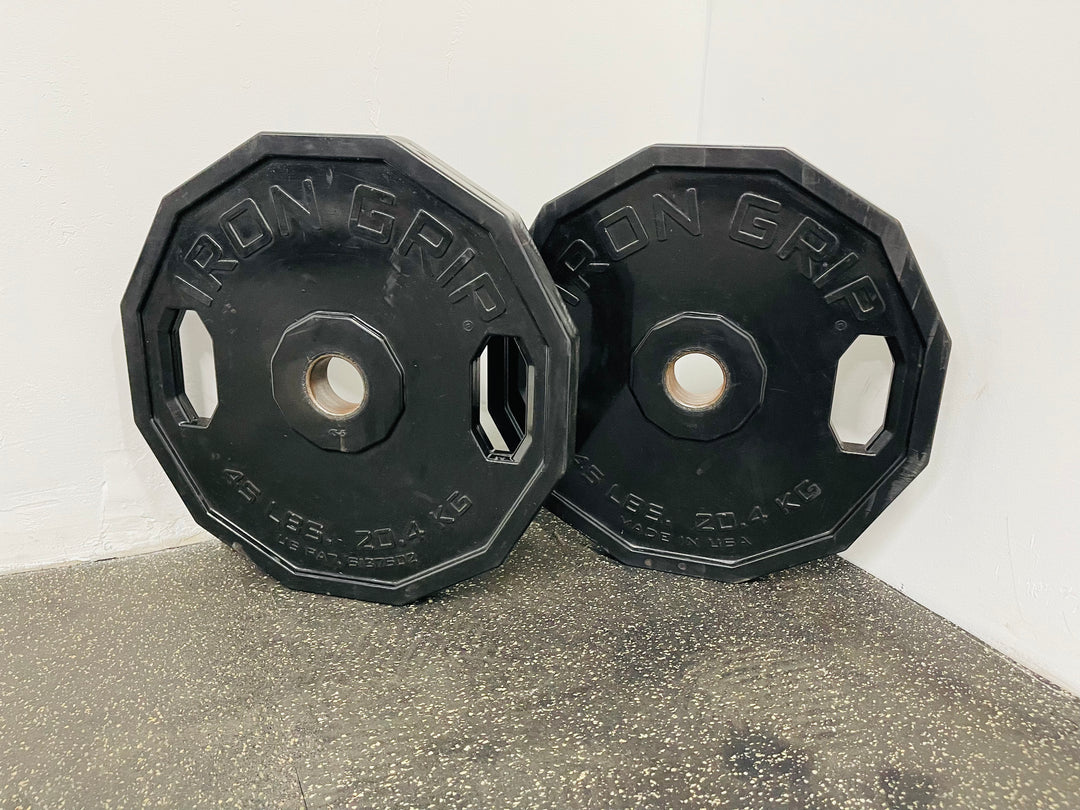 Iron Grip Urethane Olympic Plates