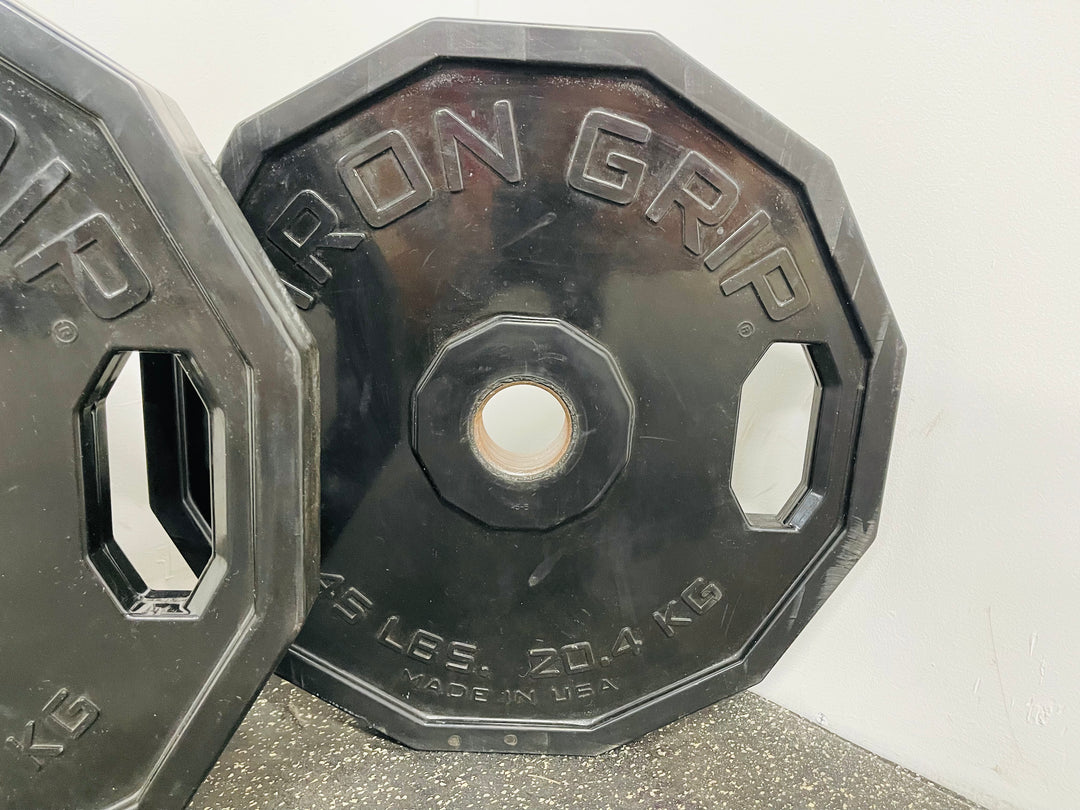 Iron Grip Urethane Olympic Plates