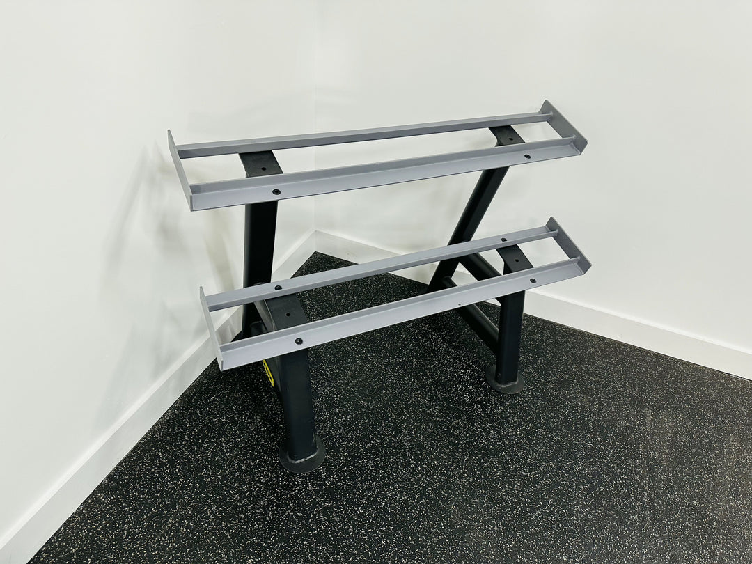 Ziva 2-Tier Dumbbell Rack – Heavy-Duty & Compact