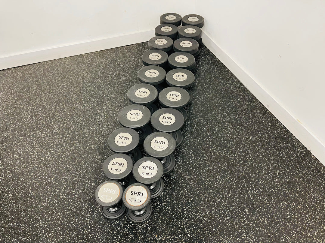 5-50 lbs Pro Style SPRI Dumbbells