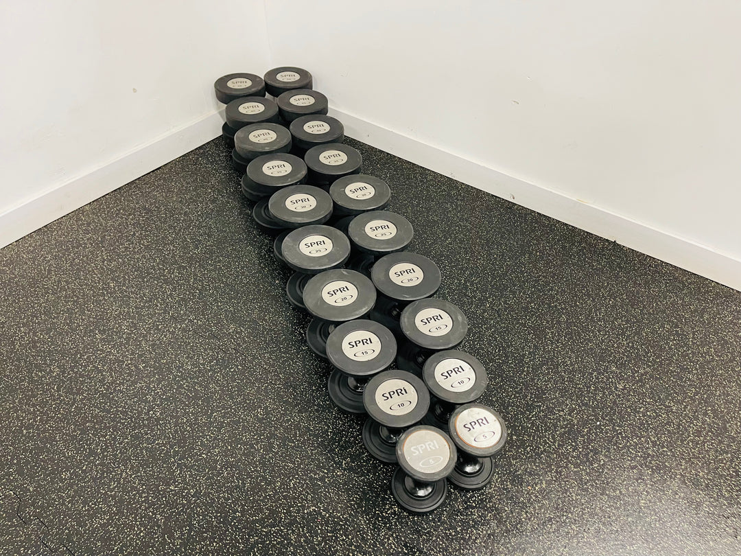 5-50 lbs Pro Style SPRI Dumbbells