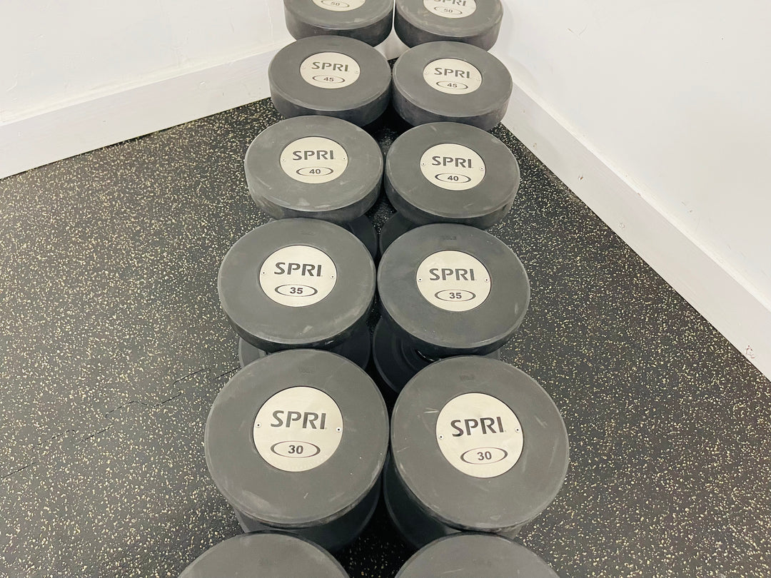 5-50 lbs Pro Style SPRI Dumbbells